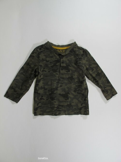 Triko dl.rukáv pro kluky maskáčové secondhad