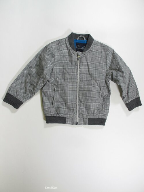 Látková bunda pro kostkovaná pro kluky secondhand