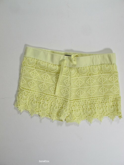 Kratasy pro holky žluté secondhand