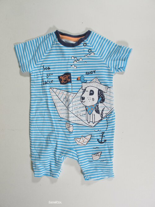 Overal pro kluky modro bílý letní secondhand
