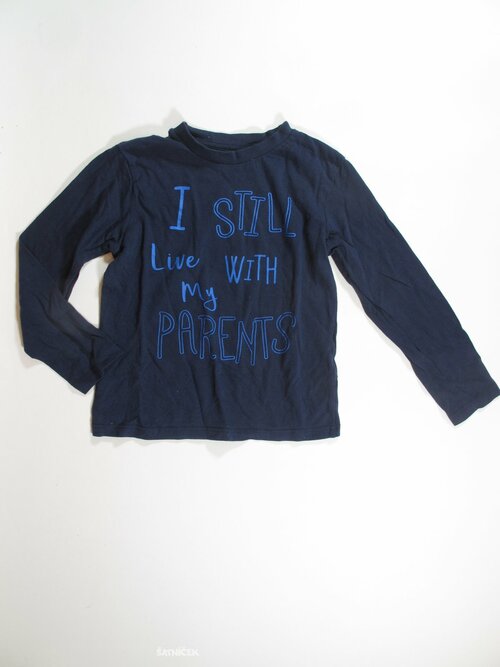 Triko dl.rukáv pro kluky modré secondhnad