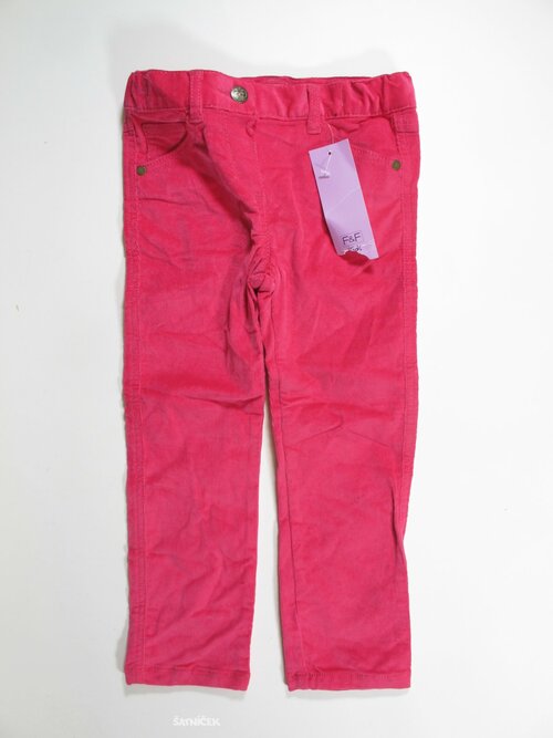 Manžestrové kalhoty pro holky outlet