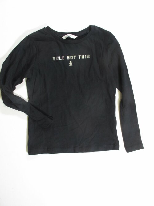 Triko dl.rukáv pro děti černé secondhand