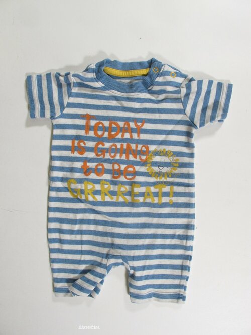 Letní overal pro kluky pruhovaný secondhand