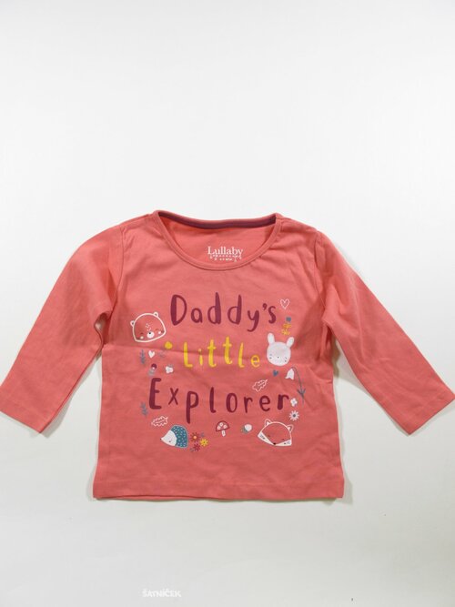 Triko dl.rukáv pro holky růžové secondhnad