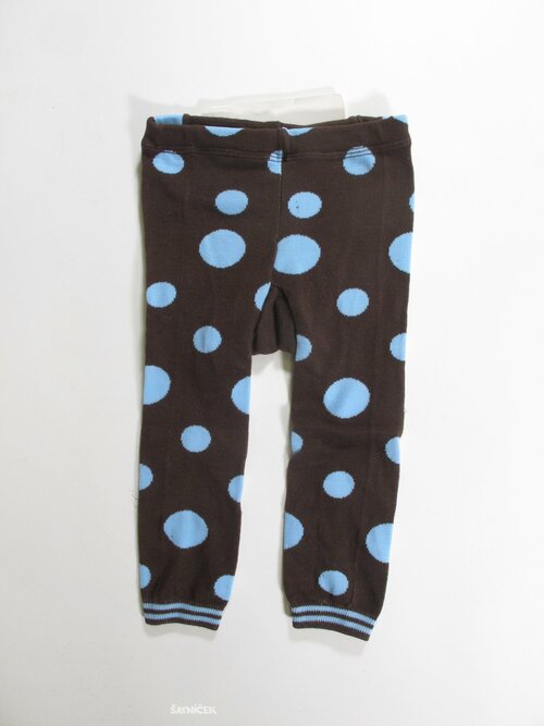 Punčocháčeky bez patiček hnědo modré outlet