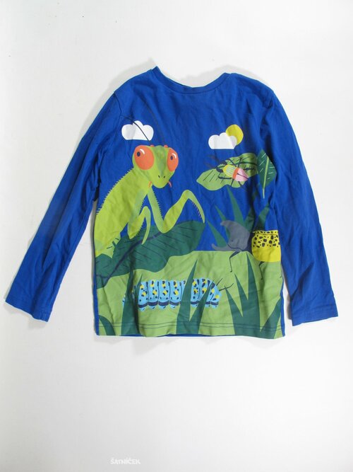 Triko dl.rukáv pro kluky modré secondhnad