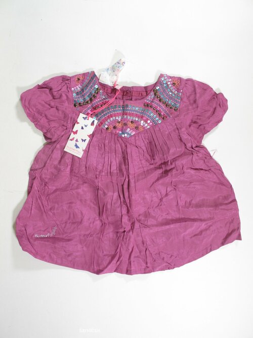 Šaty-tunika vínová pro holky outlet