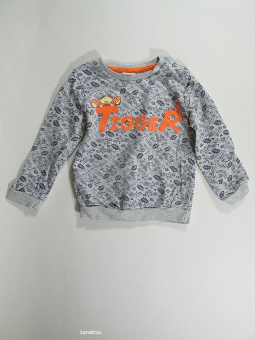 Slabší mikina pro kluky s nápisy secondhand