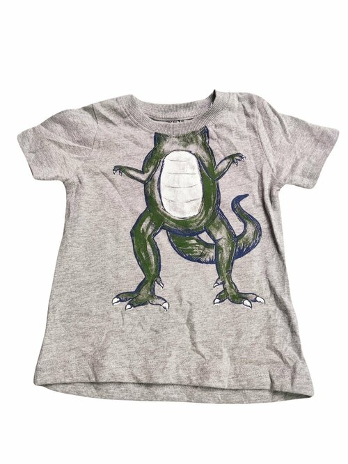 Šedé triko s dinosaurem pro kluky outlet M&Co