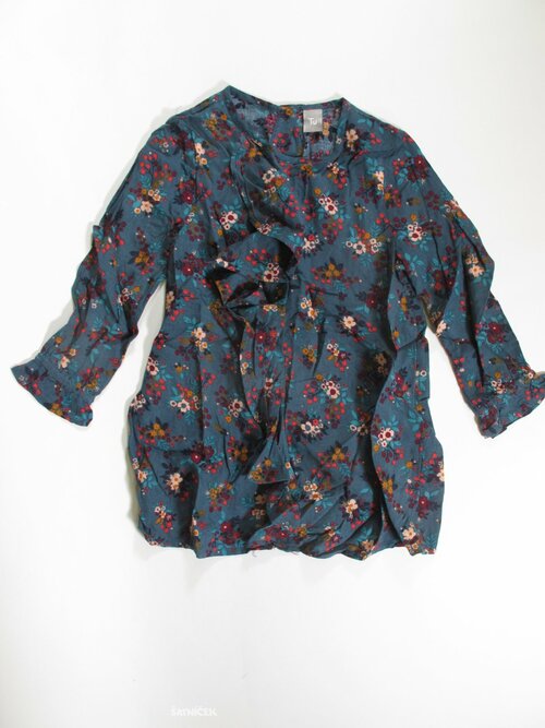 Šaty dl rukáv s kytkami secondhand