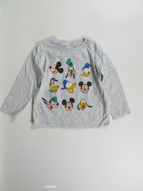 Triko dl.rukáv pro kluky šedé secondhand