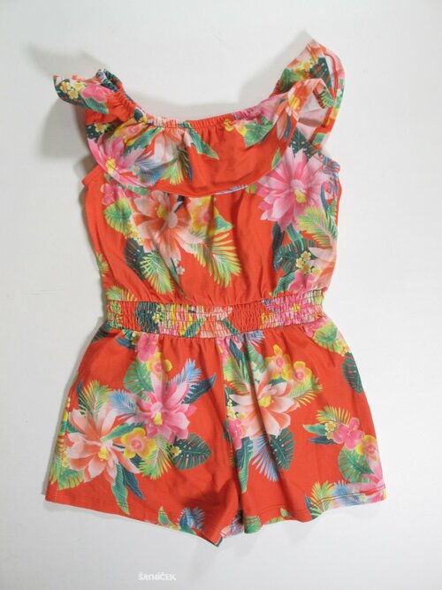 Letní overal s kytkami secondhand