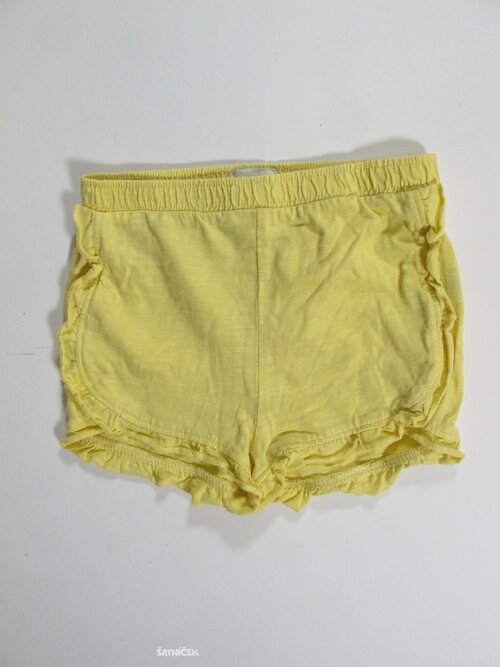 Kratasy pro holky žluté secondhand
