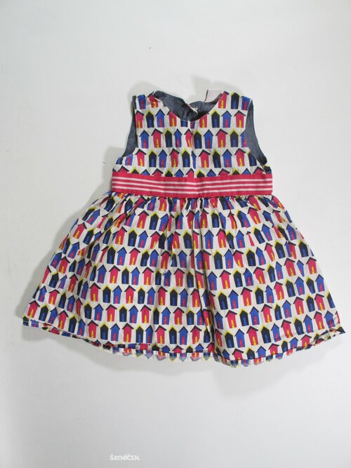 Šaty pro holky s domečky secondhand