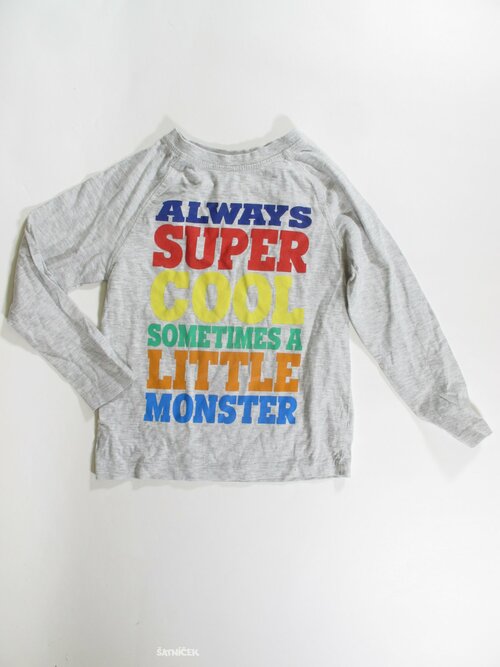 Triko dl.rukáv pro kluky šedé secondhand