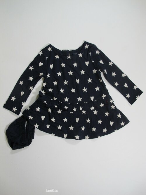 Tunika  dl rukáv s hvězdičkami secondhand
