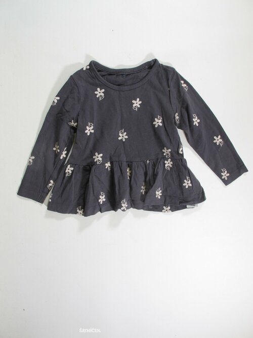 Triko dl.rukáv pro holky s kytkami secondhand
