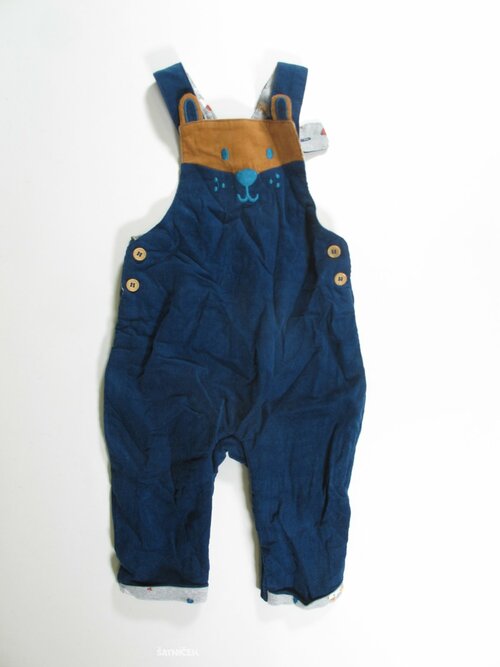 Manžestové kalhoty pro kluky modré secondhand