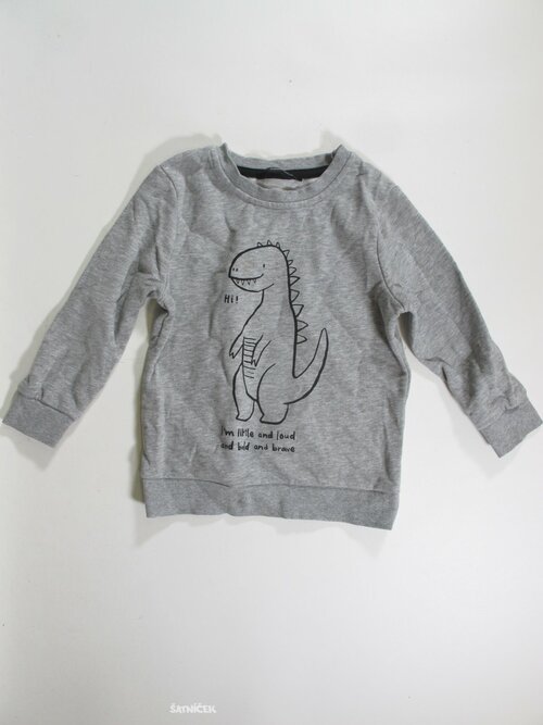 Mikina pro kluky šedá econdhand