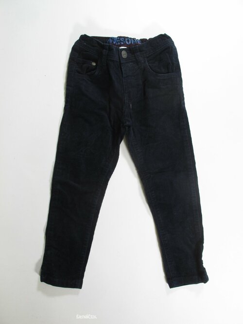 Manžestráky pro kluky modré secondhand