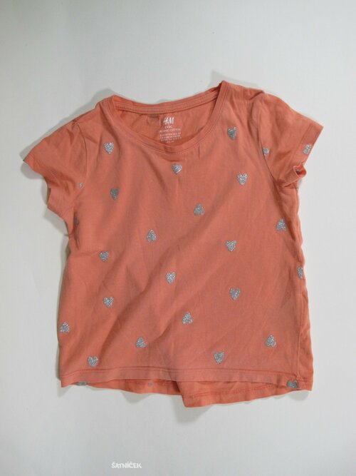 Oranžové triko pro holky secondhand