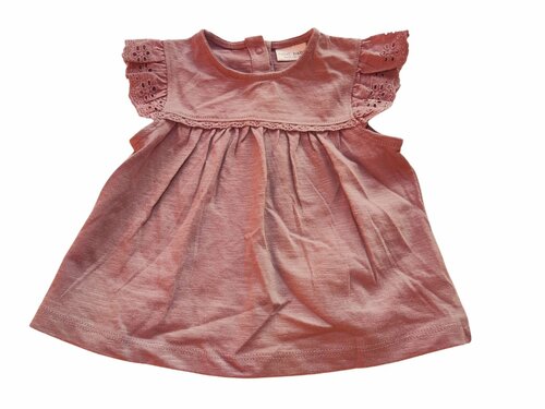 Fialové šaty s krajkou secondhand Next