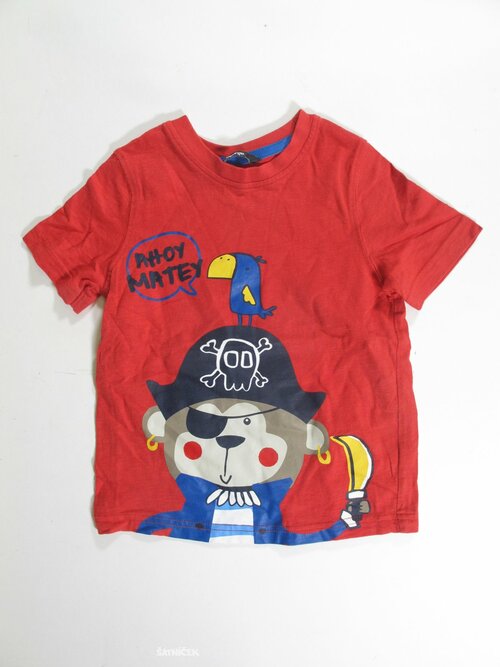 Triko pro kluky s obrázkem červené secondhand
