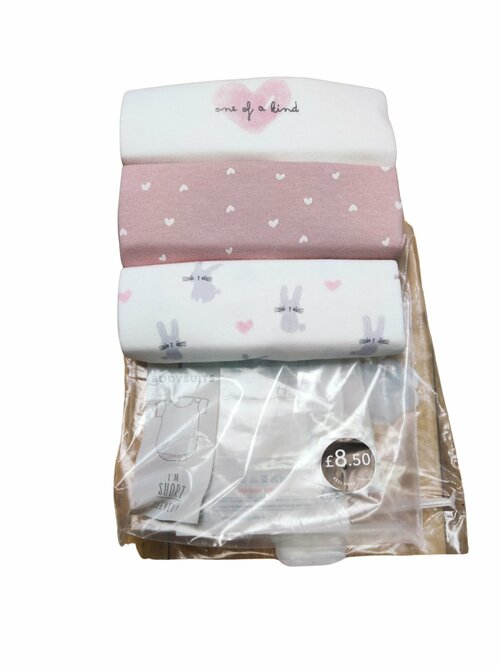 Set 3 body různé barvy pro holky outlet George