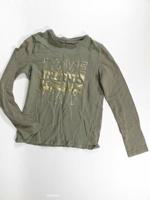 Triko dl.rukáv pro holky zelené secondhad