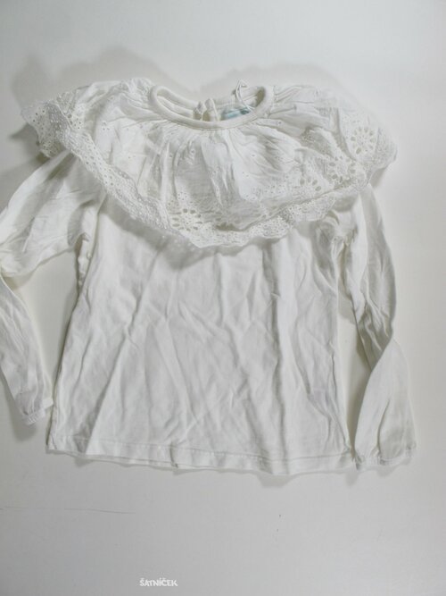 Triko dl.rukáv pro kholky bílé  secondhand
