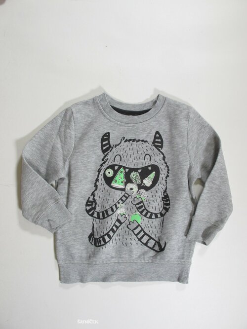 Mikina šedá pro kluky secondhand