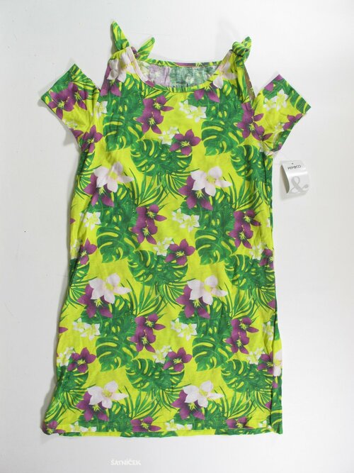 Šaty pro holky kytkovanéna ramínka outlet