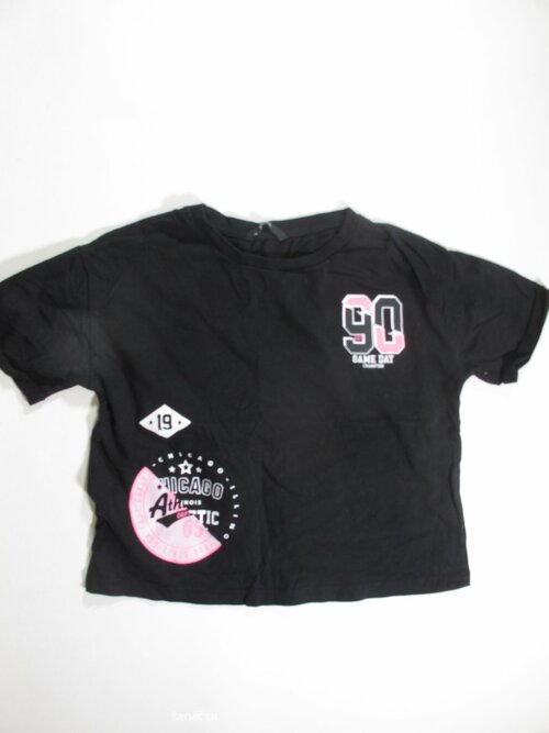 Triko pro holky černé crop secondhand