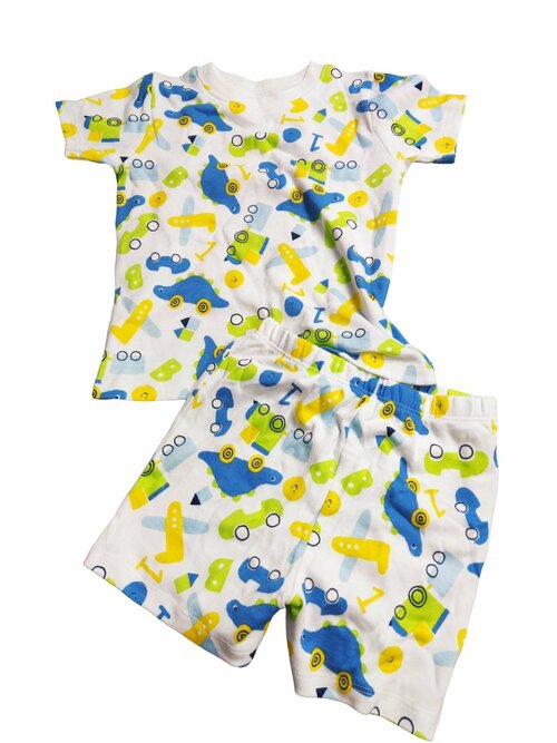 Chlapecký komplet triko a kraťasy s autíčky outlet George