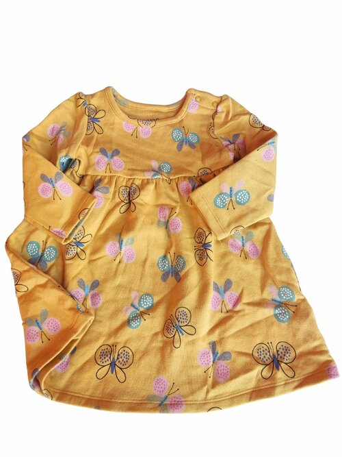 Jarní žluté šaty s motýly outlet M&S