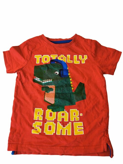 Červené triko s obrázkem pro kluky secondhand TU