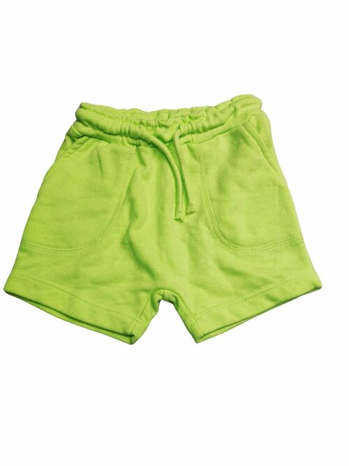 Neonově zelené teplákové kraťasy pro holky outlet Little Kids