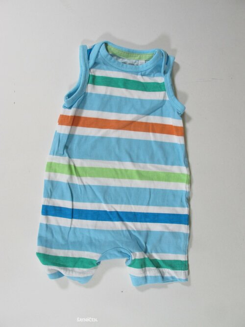 Letní overal pro kluky s pruhy secondhand