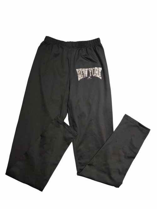 Černé elasťáky pro holky s nápisem secondhand