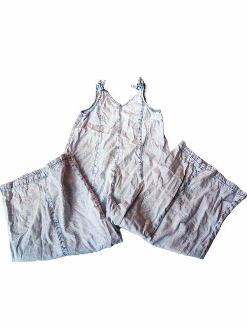 Džínový overal světlý pro holky secondhand Next