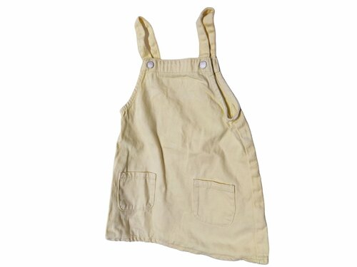 Žluté šaty s laclem secondhand Next