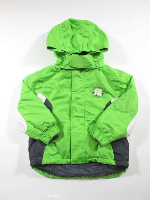 Zelená zimní bunda second hand