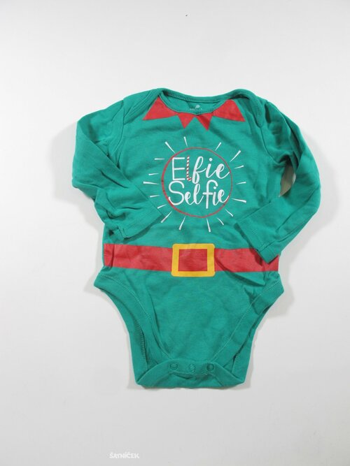 Zelené body s potiskem second hand