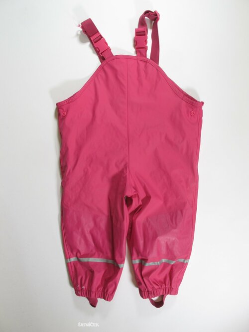 Růžové pogumované kalhoty second hand
