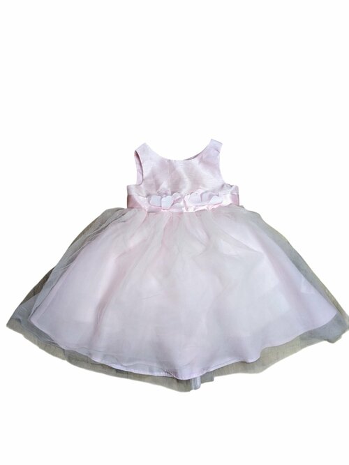 Světle růžové šaty s krajkou pro holky