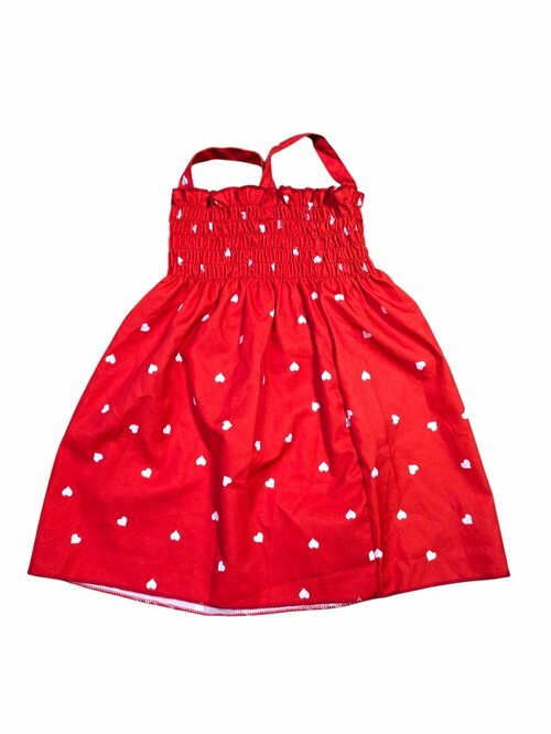 Růžové šaty se srdíčky pro holky secondhand 