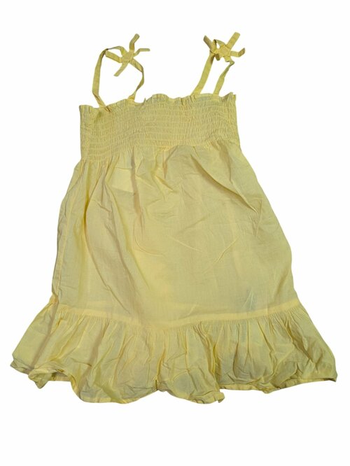 Žluté šaty na ramínkách pro holky outlet Primark