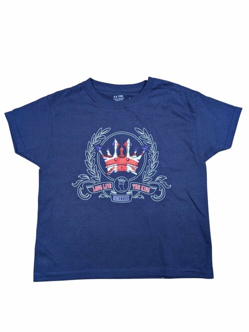 Tmavě modré triko s obrázkem pro kluky outlet 