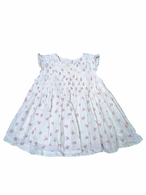 bílé šatičky s kytičkami pro holky secondhand george